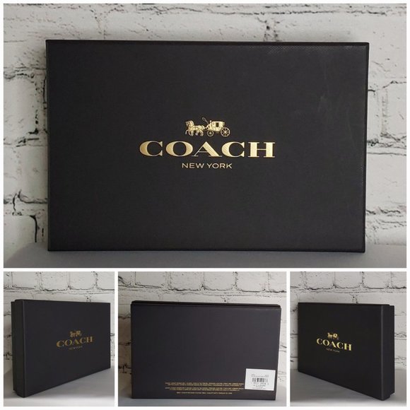 'COACH' WRISTLET SIGNATURE CANVAS LEATHER STRIPE CENTER BOXED GIFT SET MERLO - Picture 9 of 16